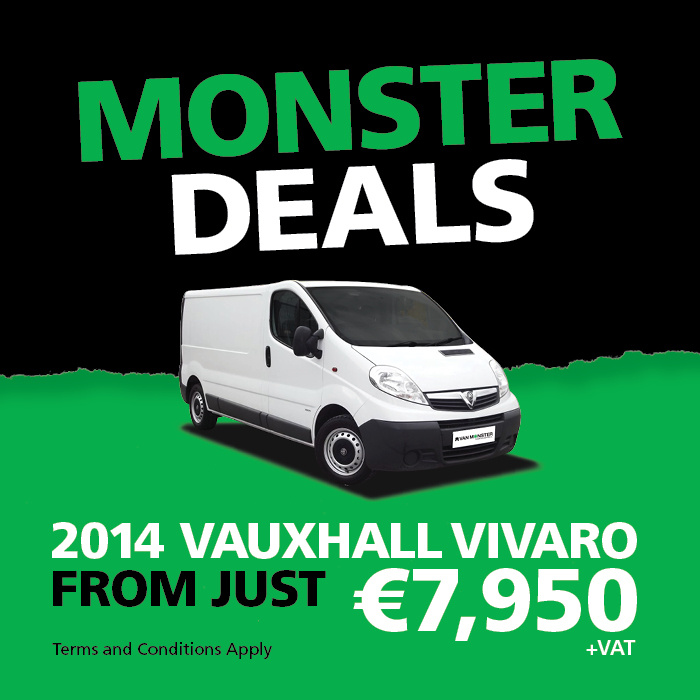 High quality used, second hand vans for sale Ireland Van Monster